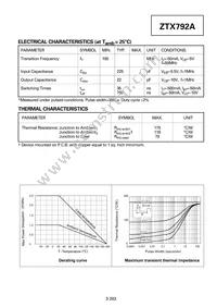 ZTX792ASTOB Datasheet Page 2
