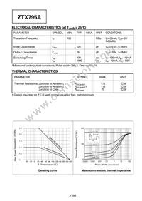 ZTX795ASTOB Datasheet Page 2