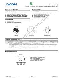 ZVN2110GTC Datasheet Cover