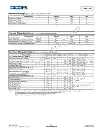 ZVN4310GTC Datasheet Page 2