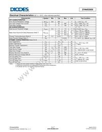 ZVN4525E6TC Datasheet Page 3