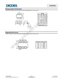ZVN4525E6TC Datasheet Page 6