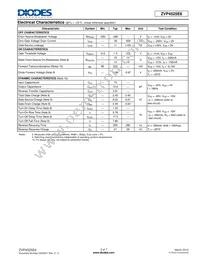 ZVP4525E6TC Datasheet Page 3