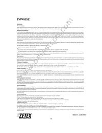 ZVP4525ZTA Datasheet Page 8