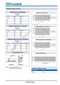 ZWS300BAF15/TA Datasheet Page 5