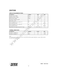 ZX5T2E6TA Datasheet Page 2