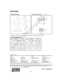 ZX5T849GTA Datasheet Page 6