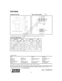 ZX5T869GTA Datasheet Page 6