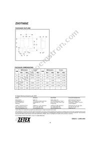 ZX5T869ZTA Datasheet Page 6
