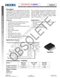 ZXBM1016ST20TC Datasheet Cover