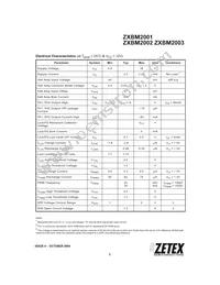 ZXBM2002X10TC Datasheet Page 3