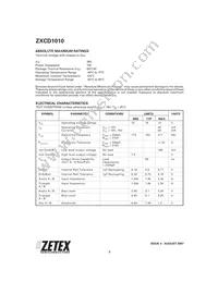 ZXCD1010EQ16TA Datasheet Page 2