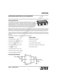 ZXCP330E6TA Datasheet Cover
