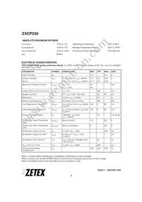 ZXCP330E6TA Datasheet Page 2