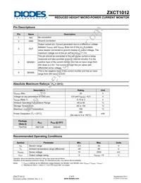 ZXCT1012DAATA Datasheet Page 2