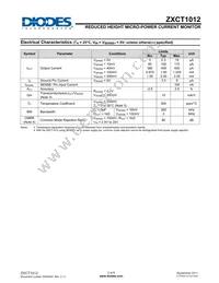 ZXCT1012DAATA Datasheet Page 3