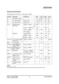 ZXCT1041E5TA Datasheet Page 3