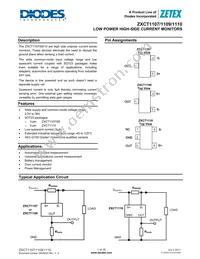 ZXCT1110W5-7 Datasheet Cover