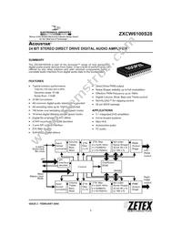 ZXCW6100S28 Datasheet Cover