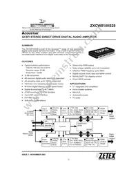 ZXCW8100S28TC Datasheet Cover