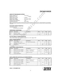 ZXCW8100S28TC Datasheet Page 3