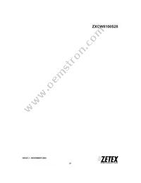 ZXCW8100S28TC Datasheet Page 21