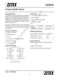 ZXFBF04N14TC Datasheet Cover