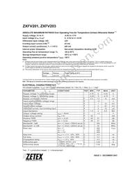 ZXFV201N14TA Datasheet Page 2