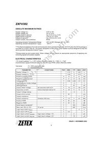 ZXFV302N16TC Datasheet Page 2