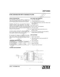 ZXFV4583N16TA Datasheet Cover