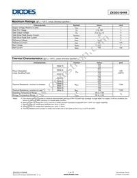 ZXGD3104N8TC Datasheet Page 3