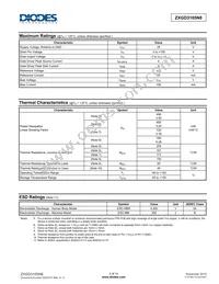 ZXGD3105N8TC Datasheet Page 3
