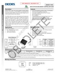 ZXGD3111N8TC Datasheet Cover