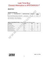 ZXLD1101ET5TA Datasheet Page 2