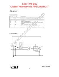 ZXLD1101ET5TA Datasheet Page 4