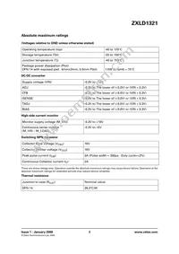 ZXLD1321DCATC Datasheet Page 3