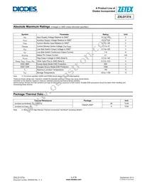 ZXLD1374QESTTC Datasheet Page 4