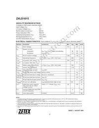 ZXLD1615ET5TA Datasheet Page 2