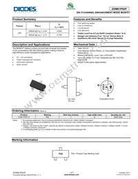 ZXM61P02FTC Datasheet Cover