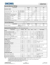 ZXM62P02E6TA Datasheet Page 2