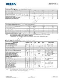 ZXM62P03E6TC Datasheet Page 2