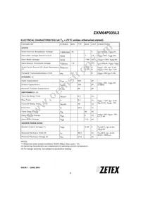 ZXM64P035L3 Datasheet Page 3