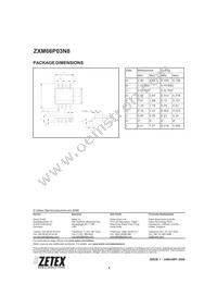 ZXM66P03N8TA Datasheet Page 4