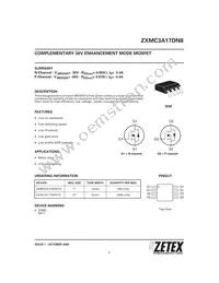 ZXMC3A17DN8TC Datasheet Cover