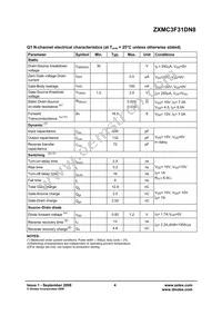 ZXMC3F31DN8TA Datasheet Page 4