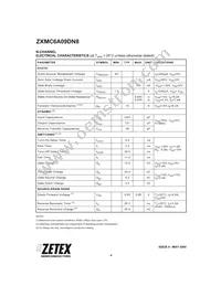 ZXMC6A09DN8TA Datasheet Page 4