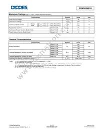 ZXMD63N03XTC Datasheet Page 2