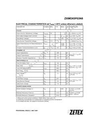 ZXMD65P03N8TA Datasheet Page 3