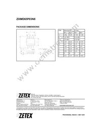 ZXMD65P03N8TA Datasheet Page 4