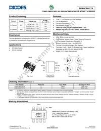 ZXMHC6A07T8TA Datasheet Cover